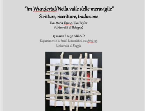 Seminar und Lesung an der Universität Foggia